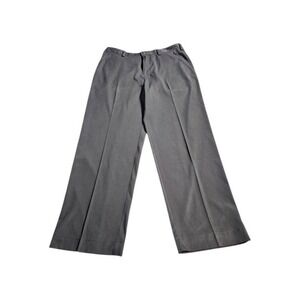 BCG Dress Pants Men 36x30 Black Good Performance Stretch Flat Front Trousers